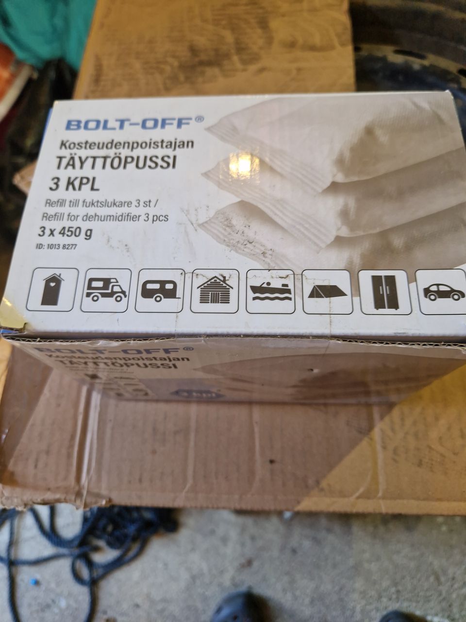 Bolt-off täyttöpussi