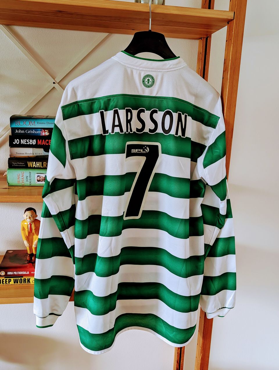 Celtic Larsson 03-04 Umbron pitkähihainen pelipaita Large