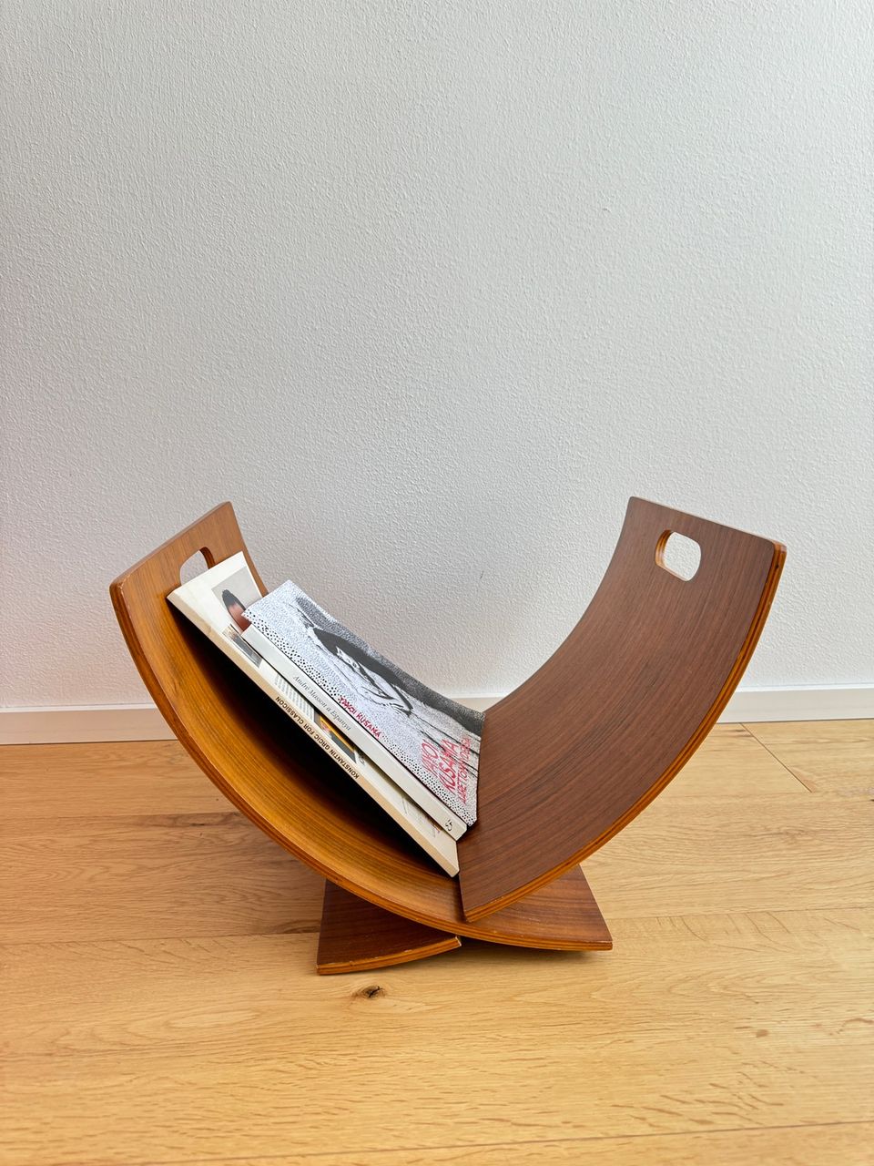 Vintage Teak lehtiteline 1960-luku