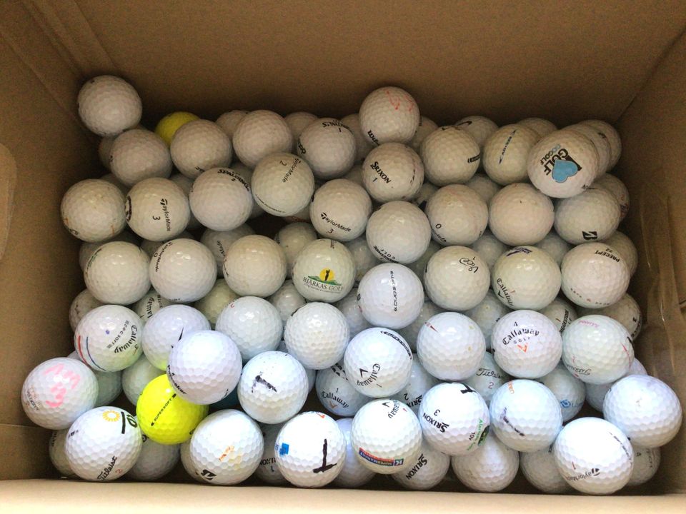 Käytettyjä golfpalloja 120 kpl