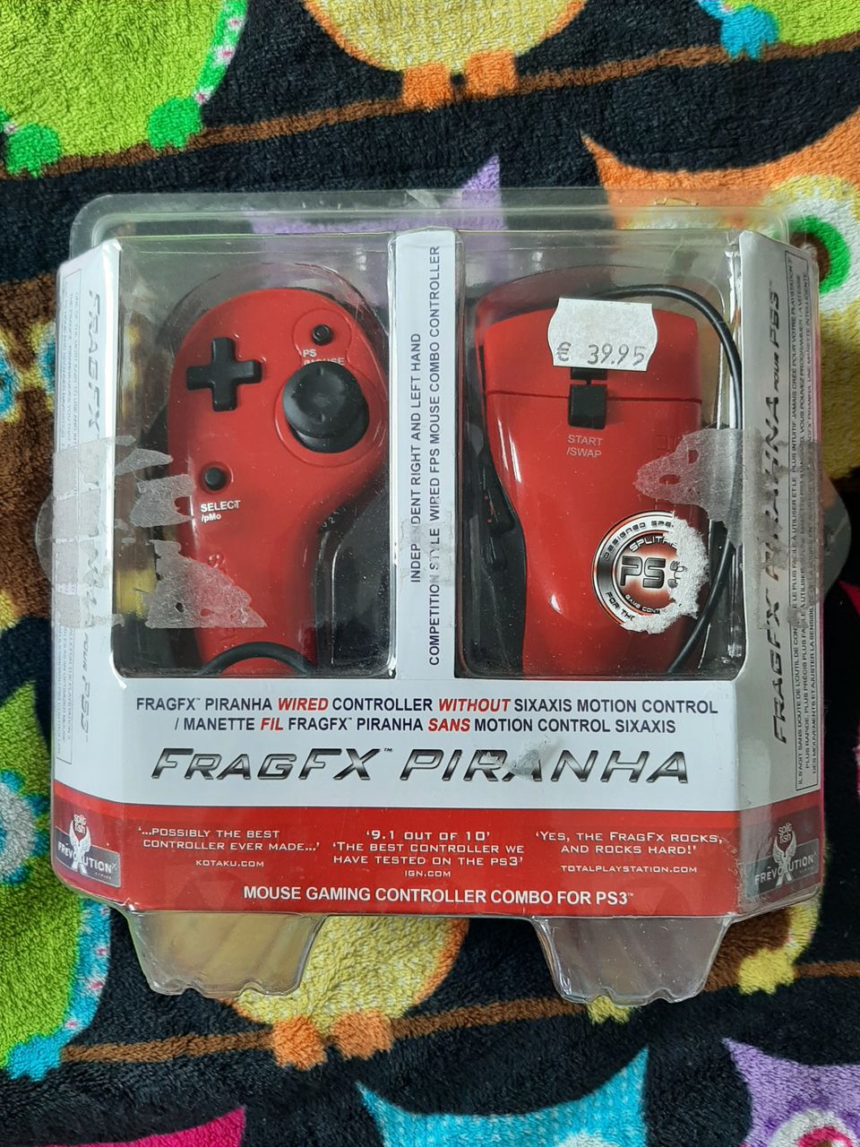 FragFX Piranha playstation 3 ohjain