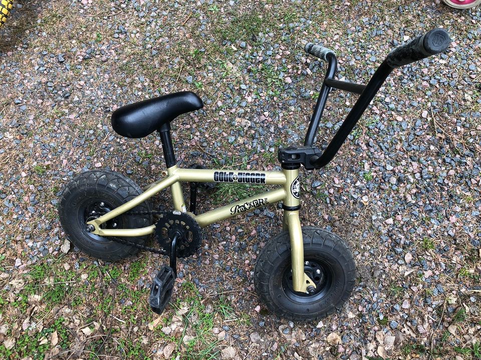 BMX minipyörä kultainen