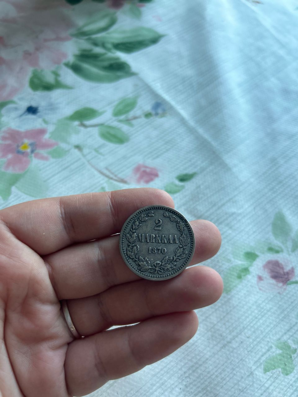 2 markkaa 1870 kolikko