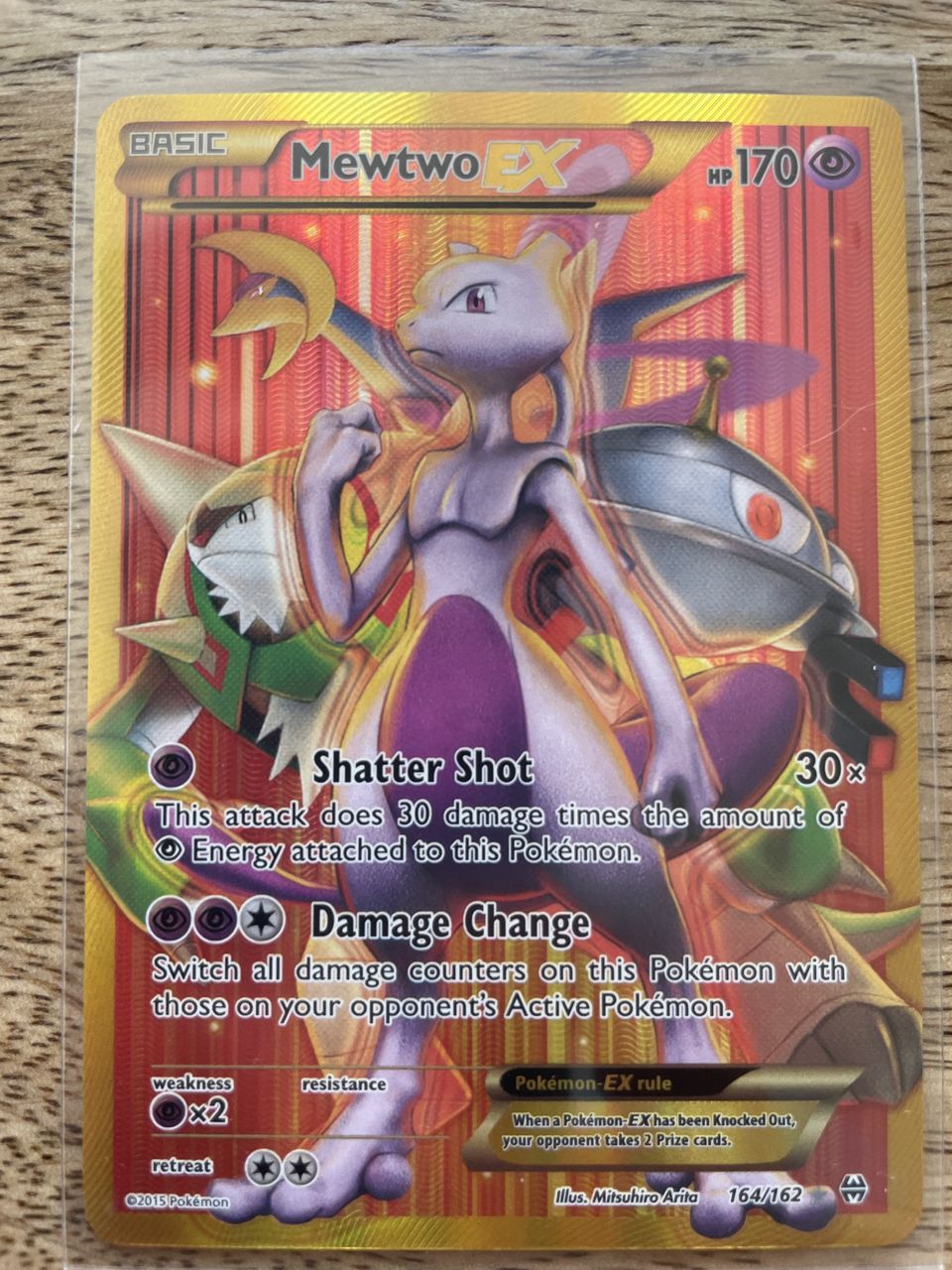 Mewtwo EX secret alternative Rare MT