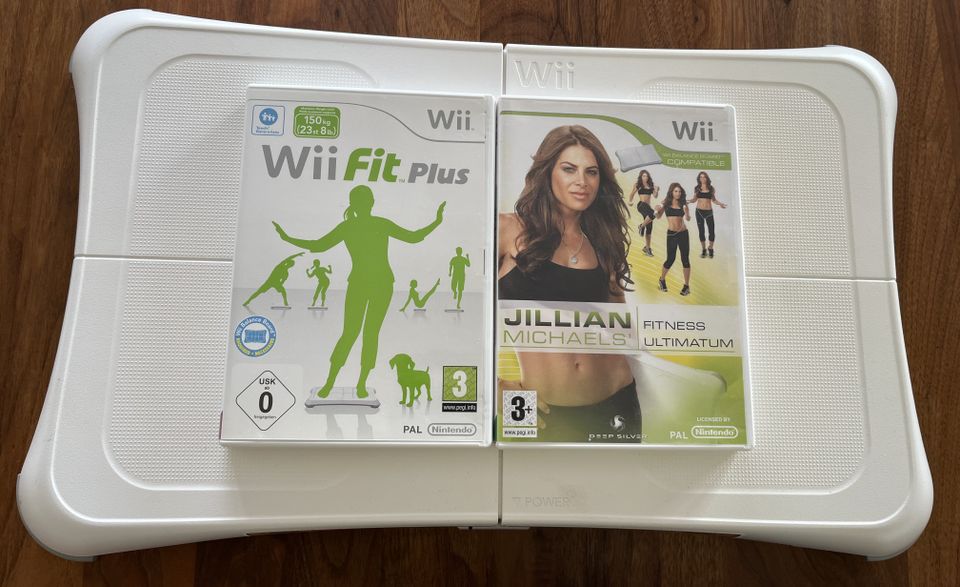 Wii tasapainolauta + 2 peliä