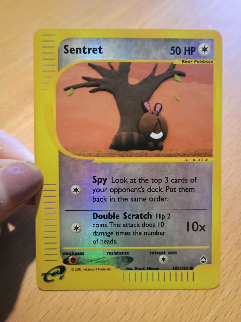 Pokemon Sentret 107/147 holo