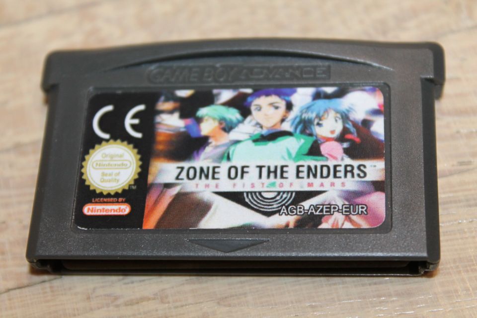Moduuli Nintendo GameBoy vanha Zone of the Enders GBA peli