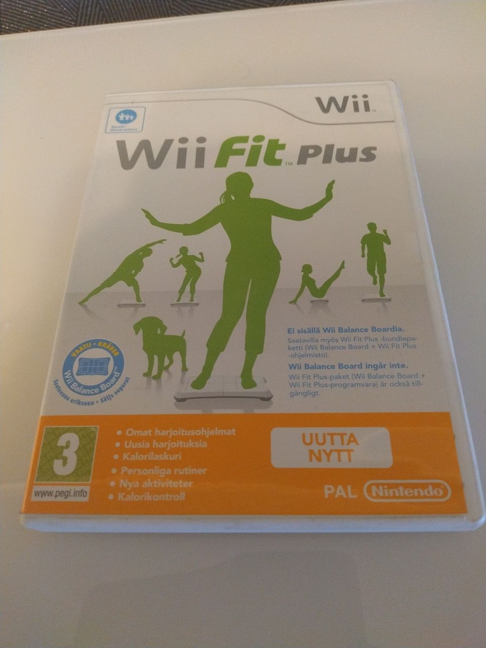Nintendo Wii fit plus peli