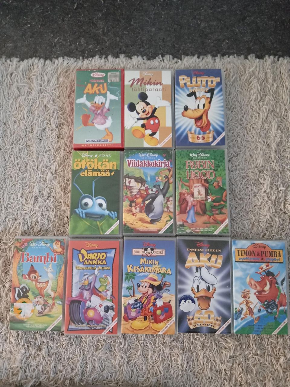 Disney VHS elokuvia