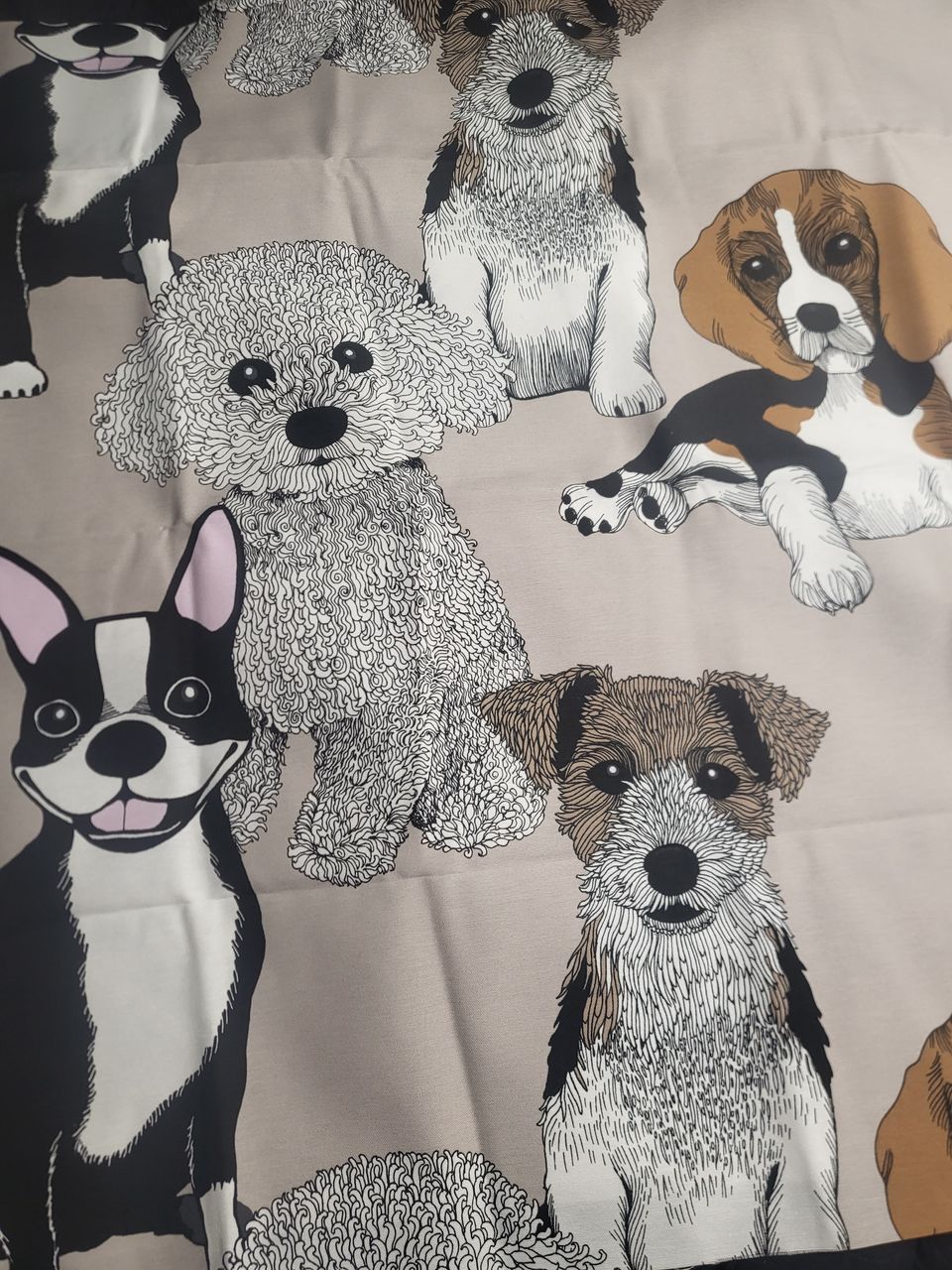 Vallila kangas Doggies. 2m*tl