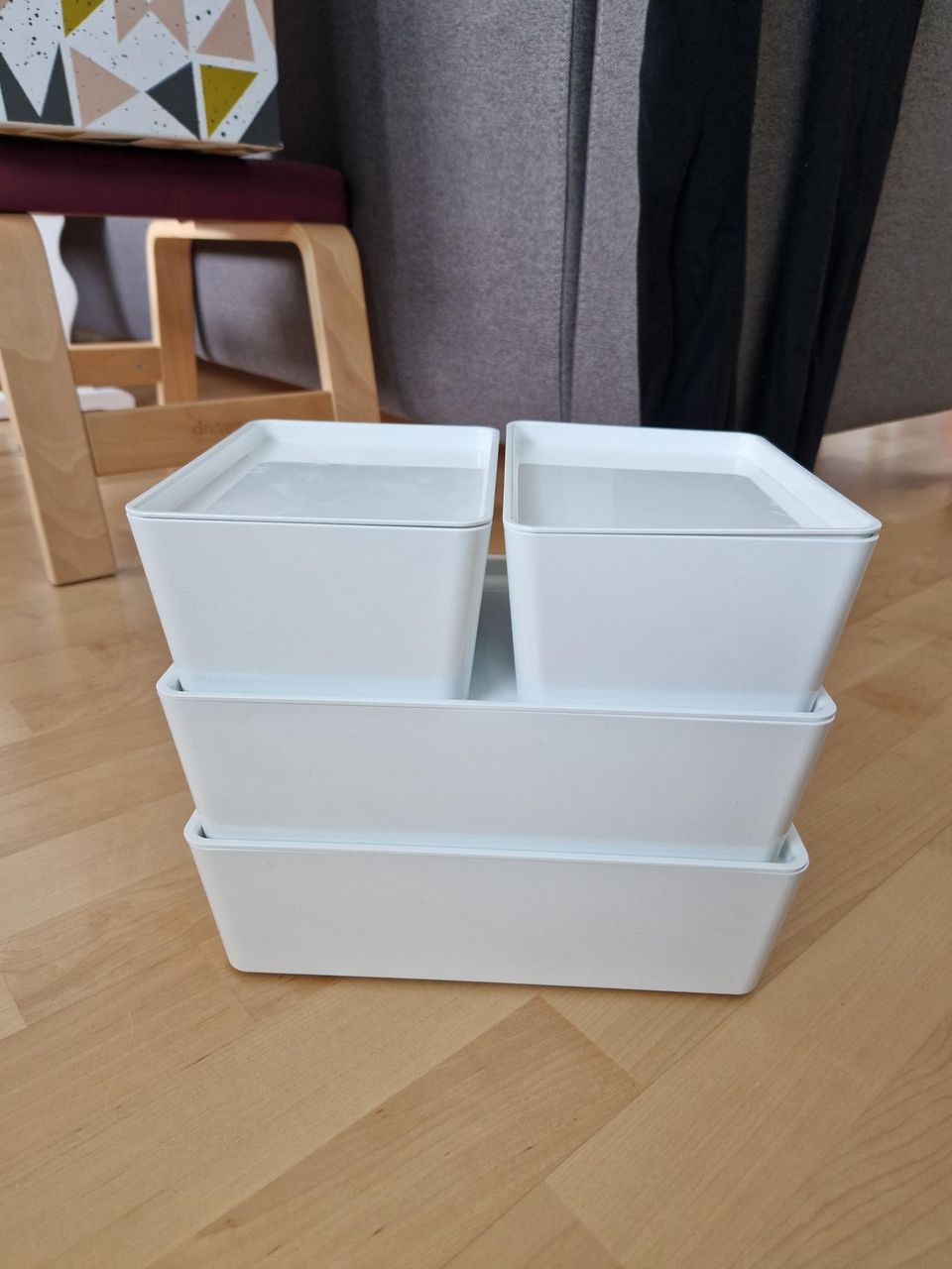 Ikea Kuggis laatikot 4 kpl