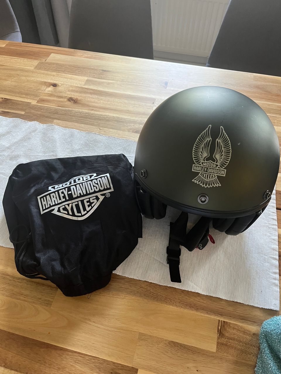 Harley Davidson avokypärä Surplus X14 Sun Shield 3/4 Helmet