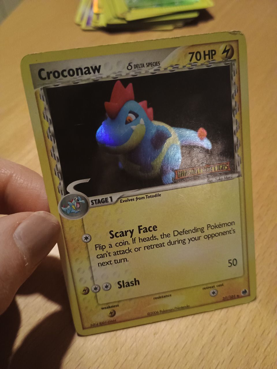 Pokemon Croconaw 27/101 holo