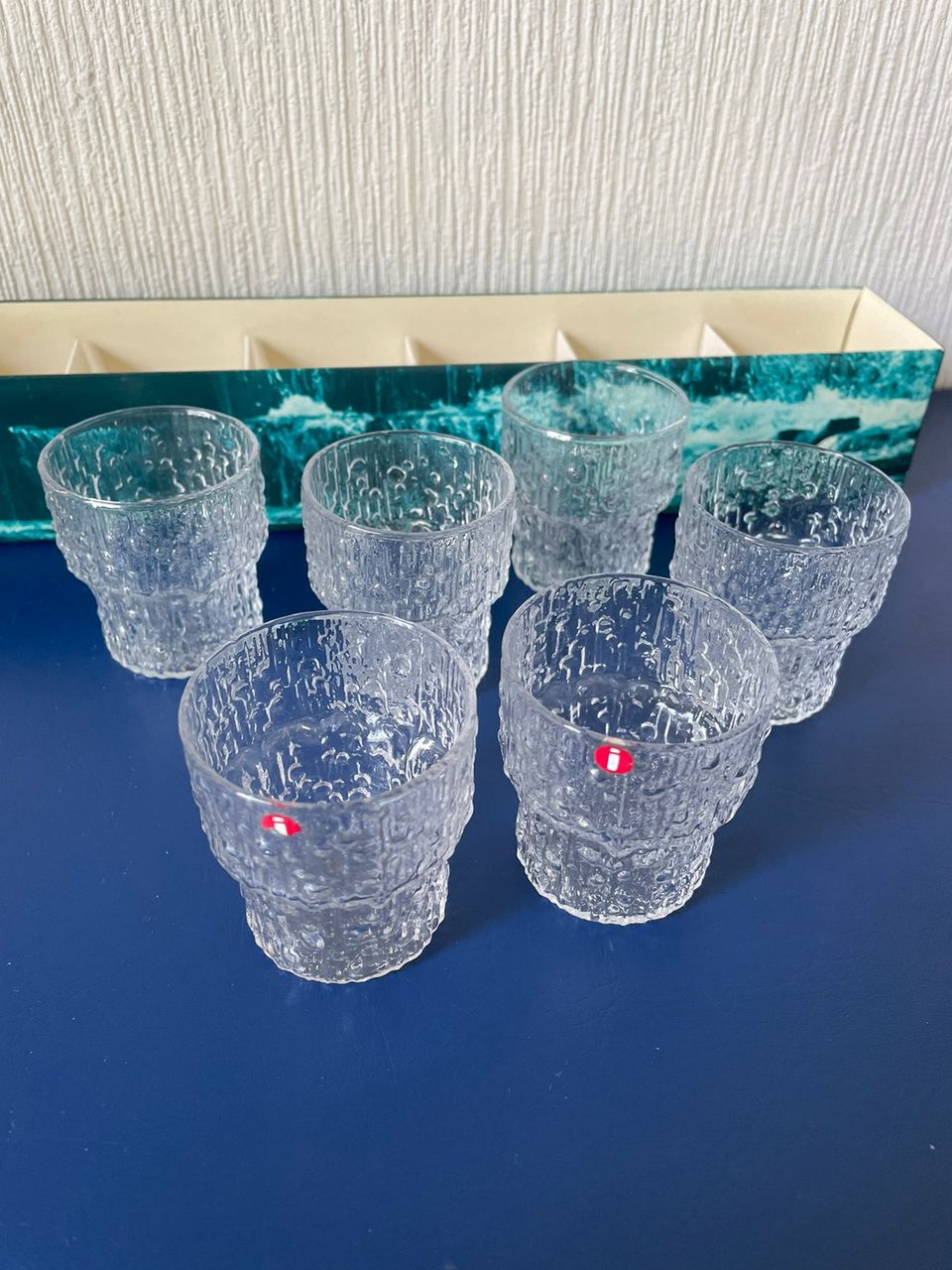 Iittala Paadar snapsilasit Tapio Wirkkala