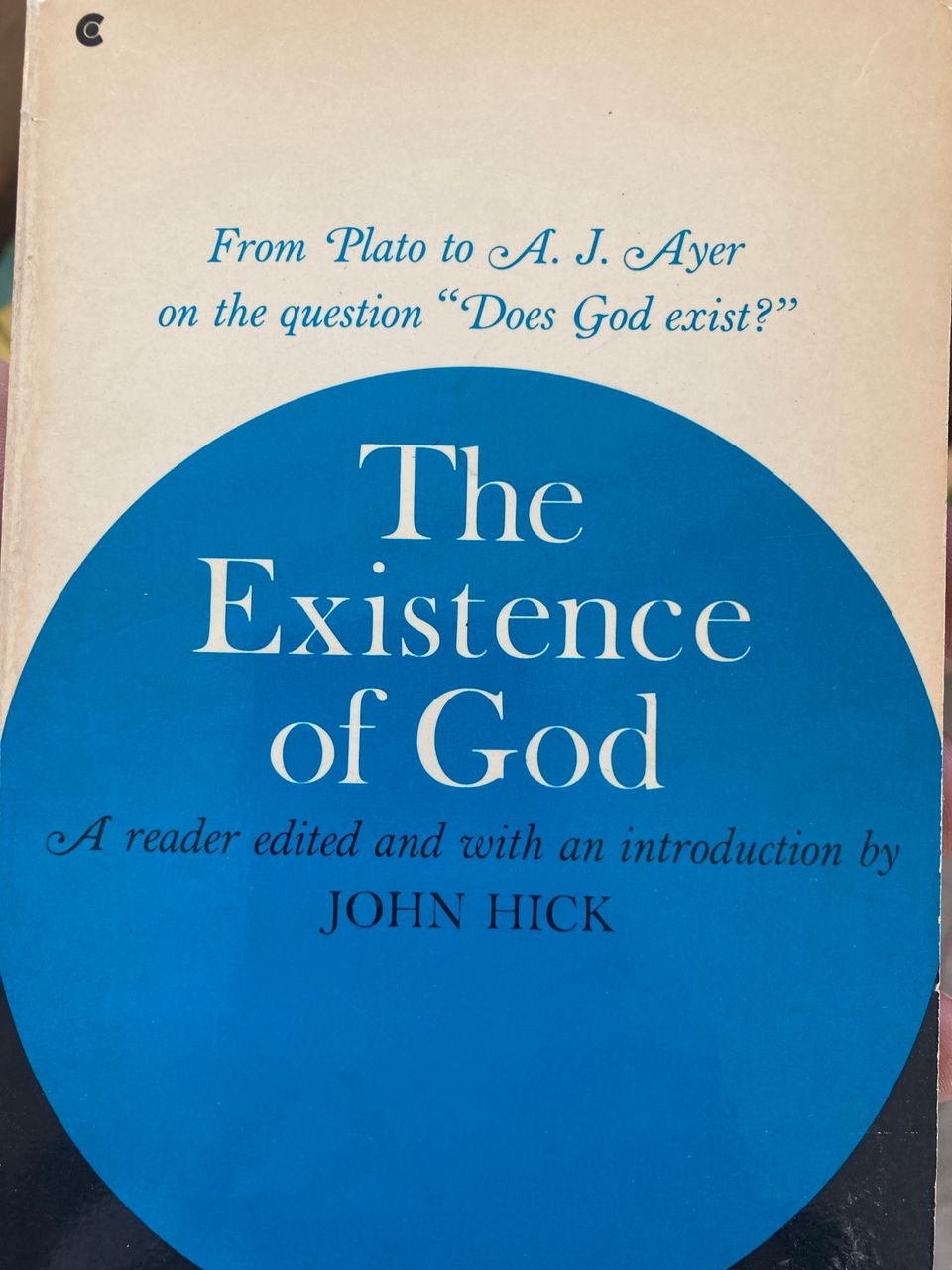 Hick: The Existence of God