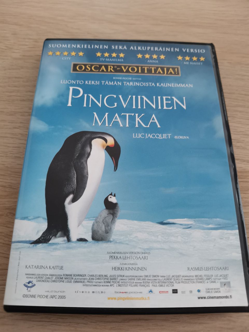 Dvd leffa Pingviinien matka