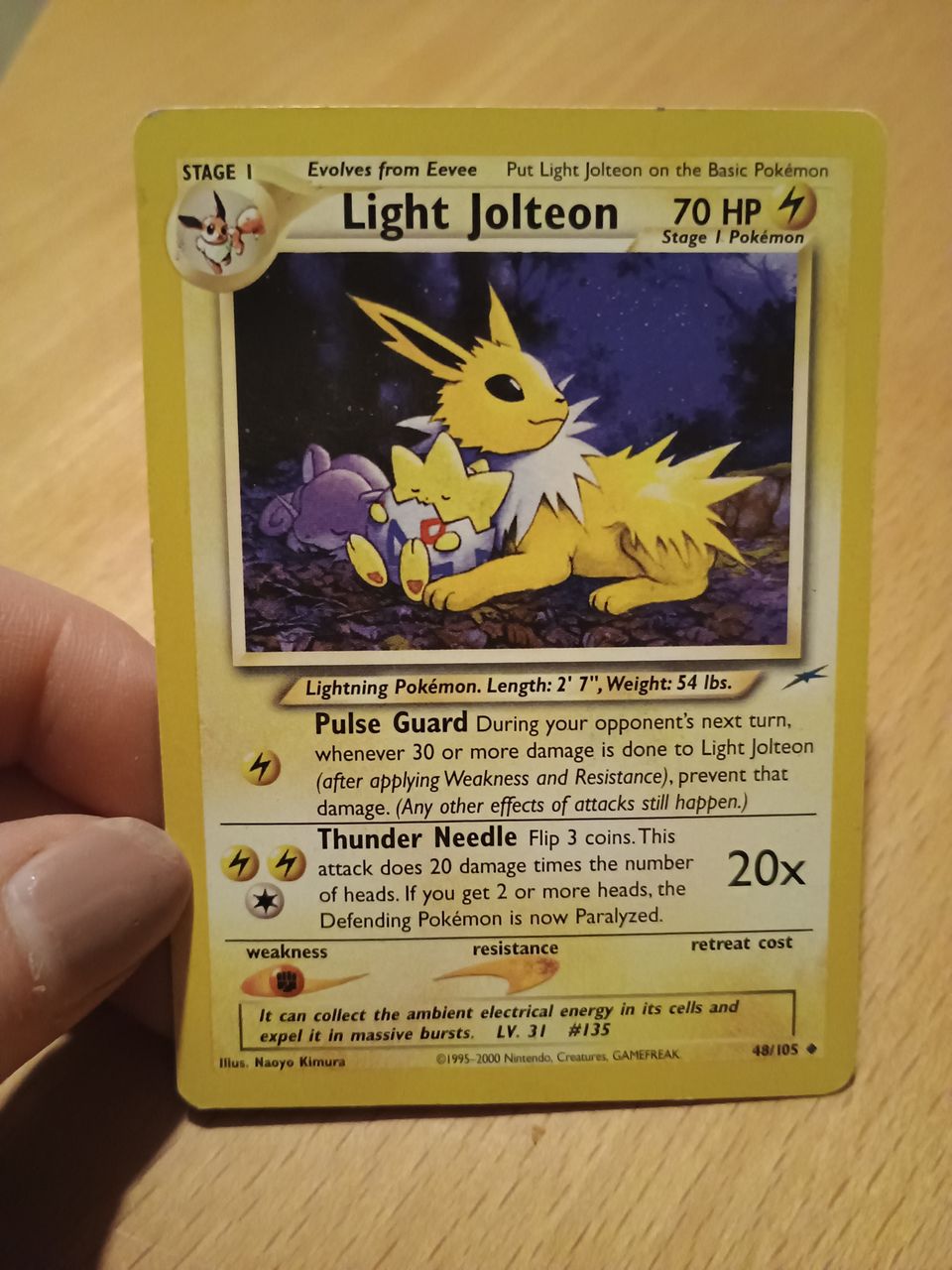 Pokemon Light Jolteon 48/105