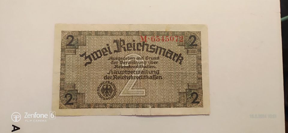 Natsiseteli zwei reichsmark