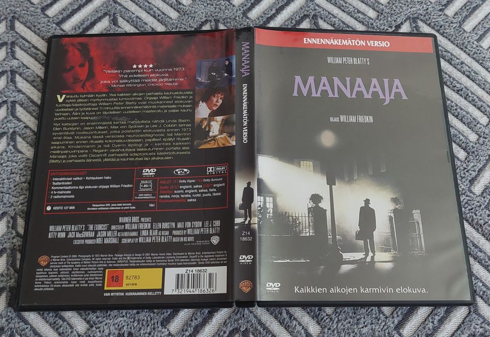 Ennennäkemätön Manaaja DVD