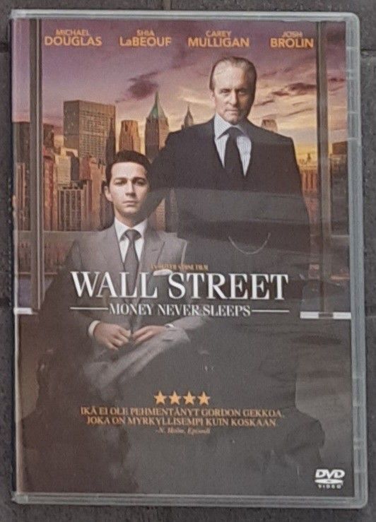 Wall street money never sleeps dvd