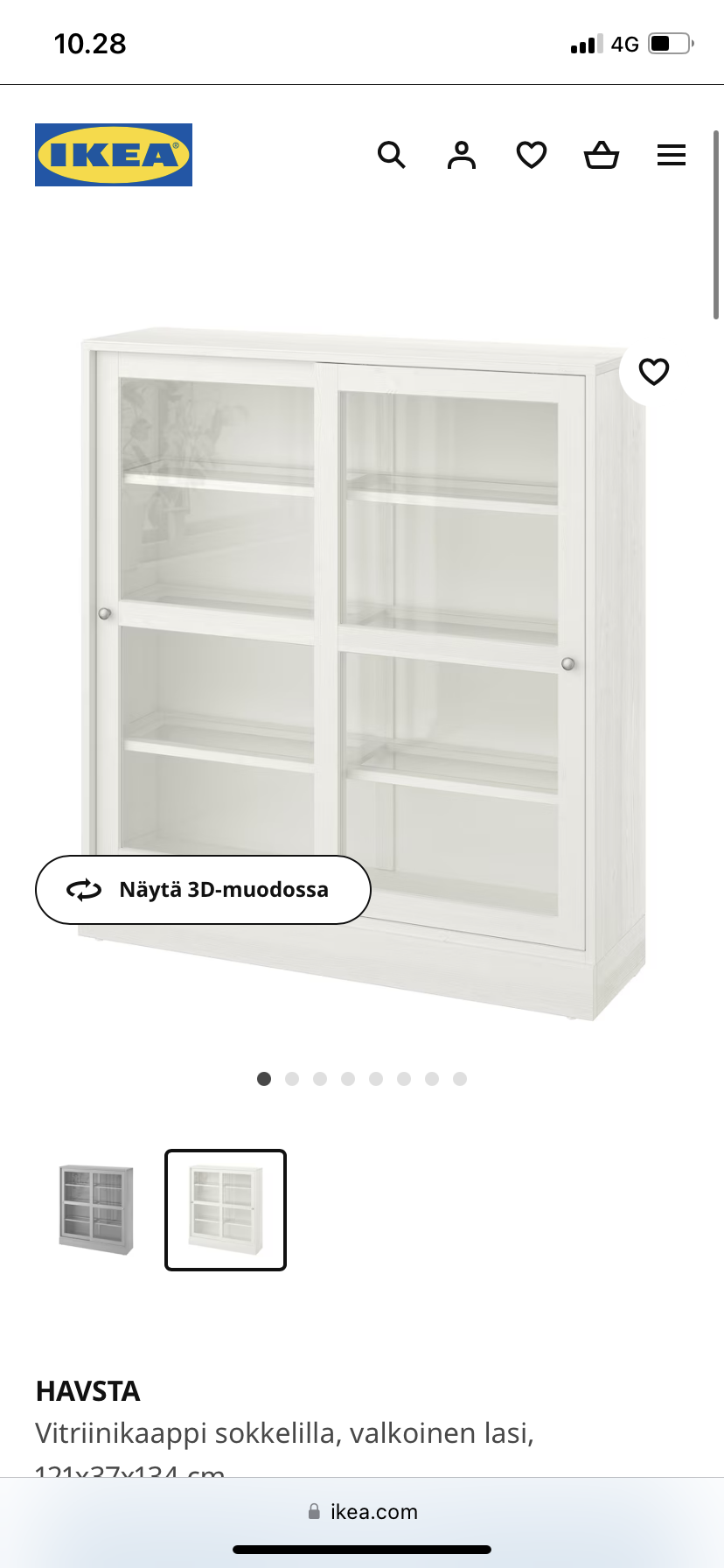 Ikea Havsta vitriini