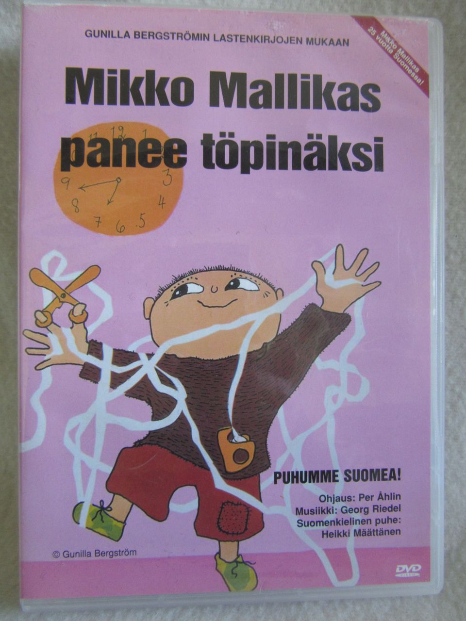 Mikko Mallikas panee töpinäksi dvd