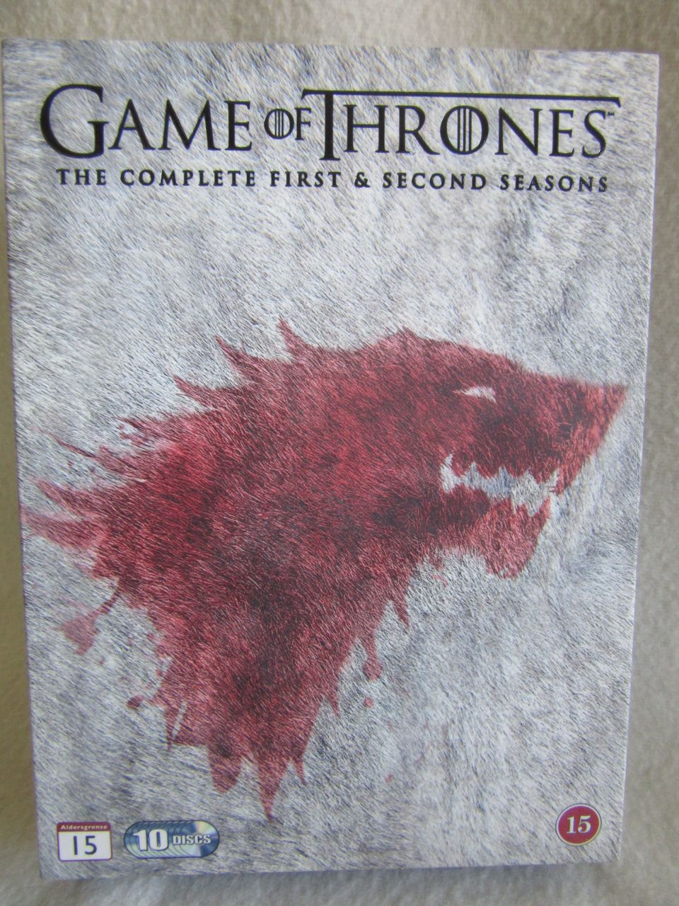 Game of Thrones kausi 1 ja 2 dvd