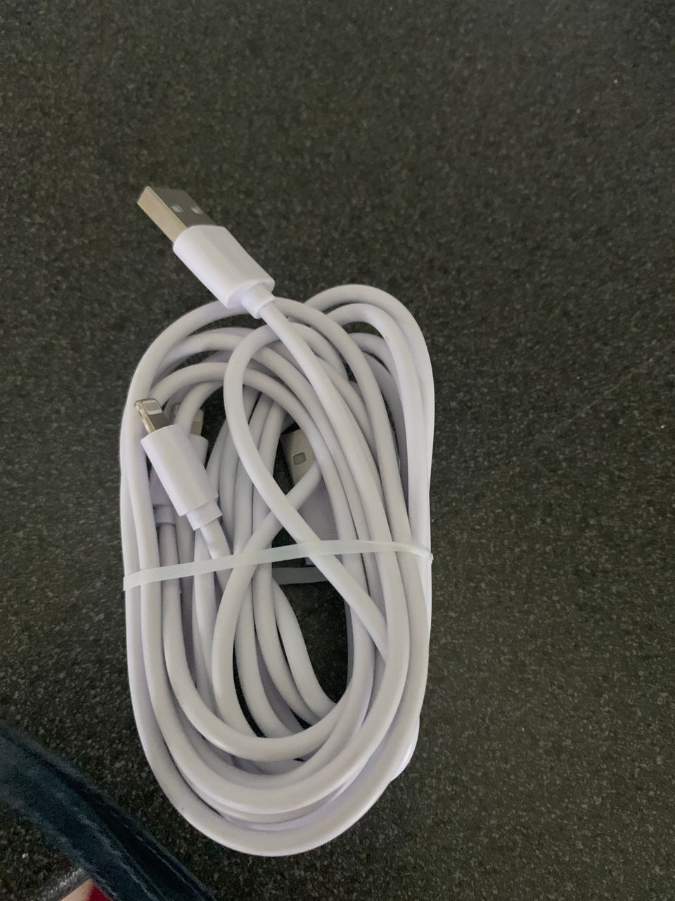 Uusi Lightning Cable iPhone 8-14 1,5m- valkoinen 2 kpl:ta