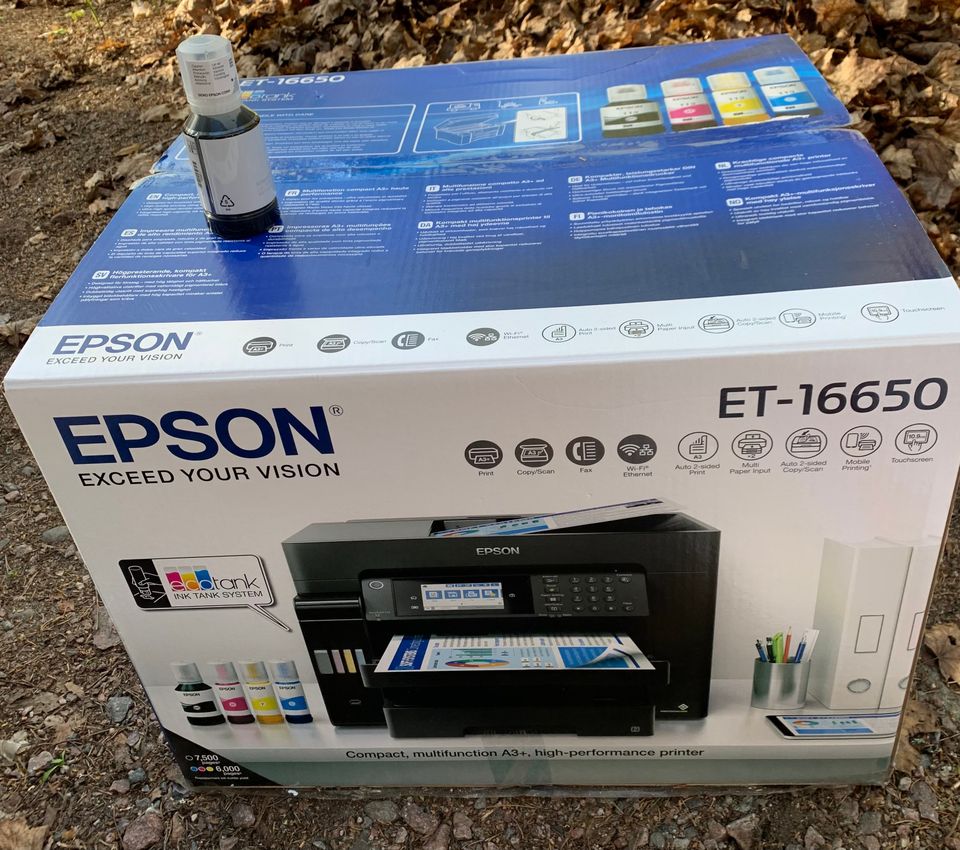 Iso A3 monitoimi printteri Epson ET-16650 tulostin