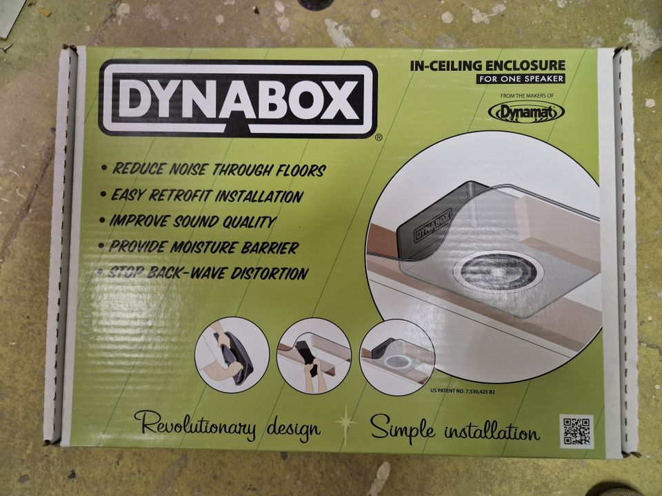 Dynabox akustiikka kauitinkotelo 6 kpl