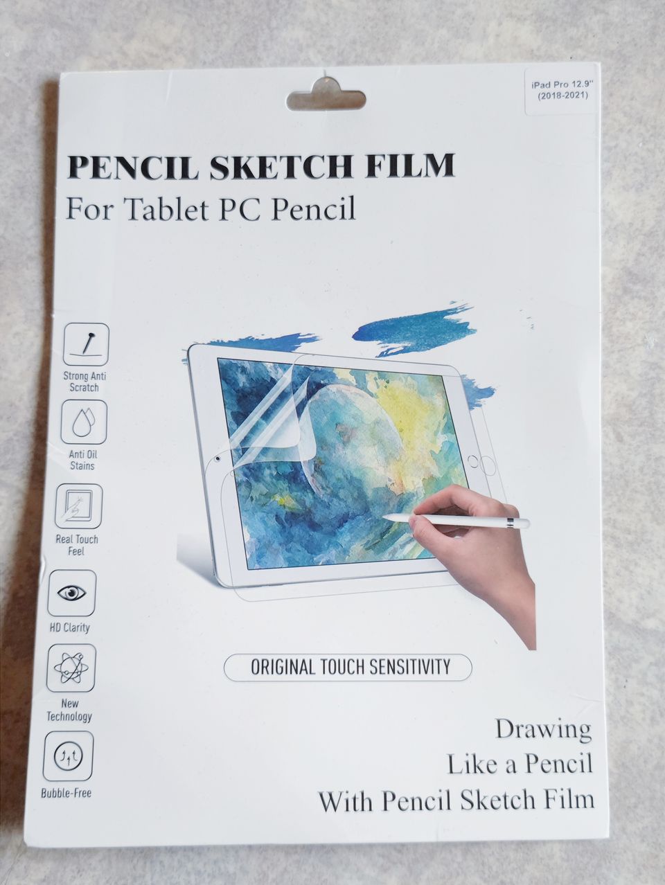 iPad Pro 12.9 paperlike näytön suojakalvo erityisesti piirtämiseen hyvä