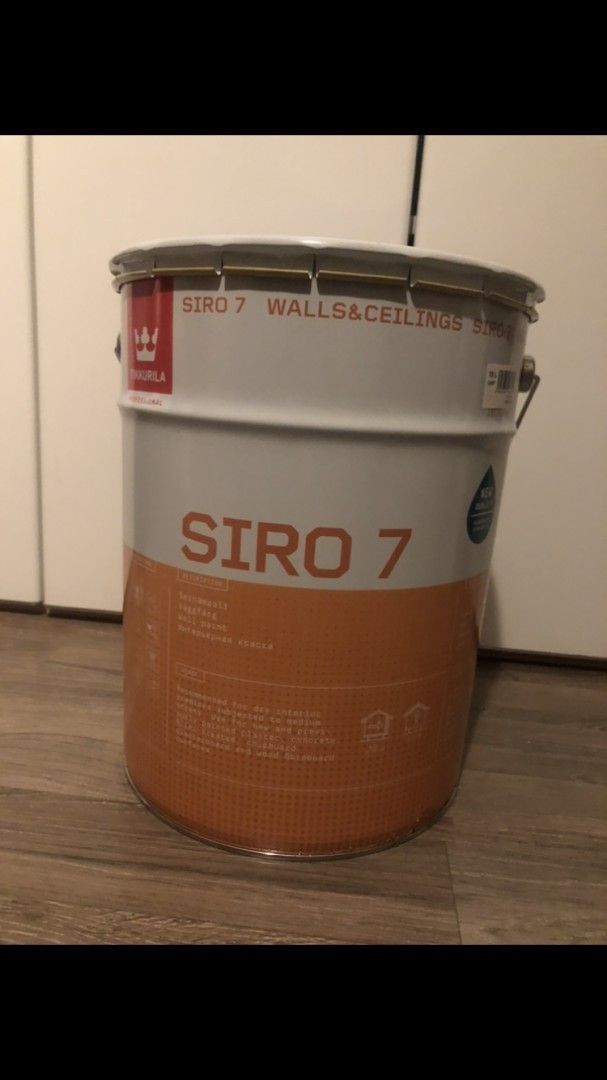 Siro 7 seinämaali 18l G497