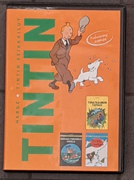 Tintin seikkailut dvd