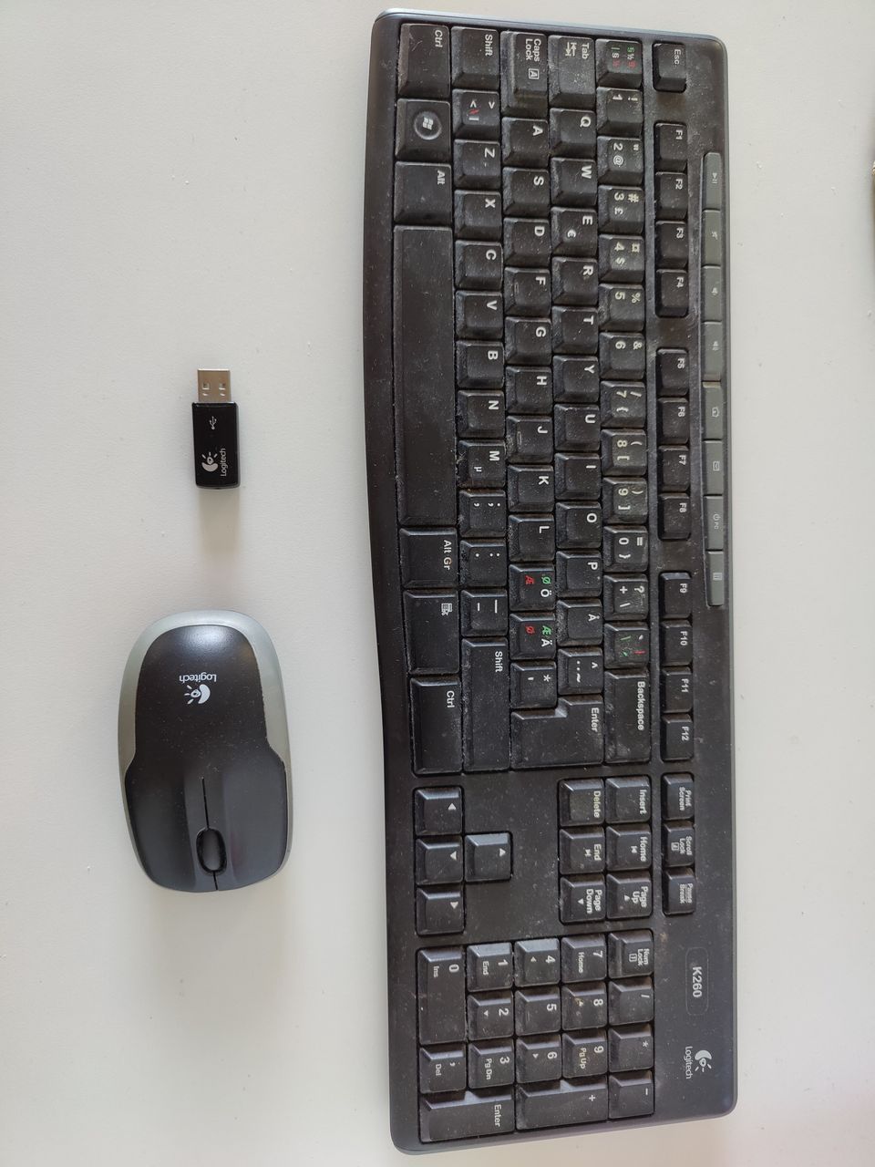 Wireless keyboard + mouse set