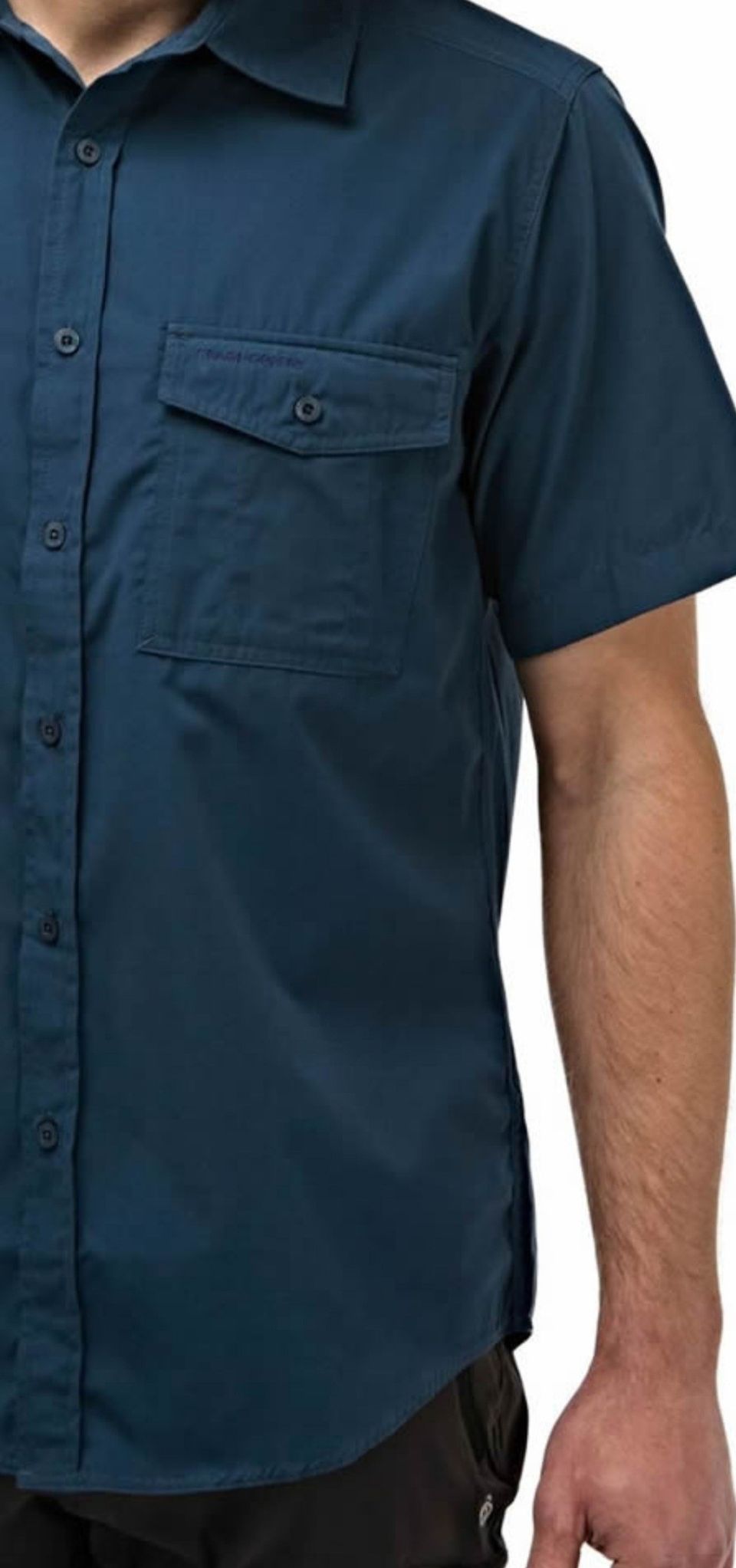 Craghoppers Kiwi  L-Koko 52-54 lyhythihainen tekninen paita, väri Indigo