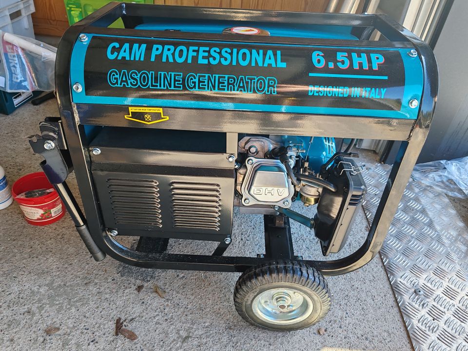 Cam professional gasoline generator 6.5 hp