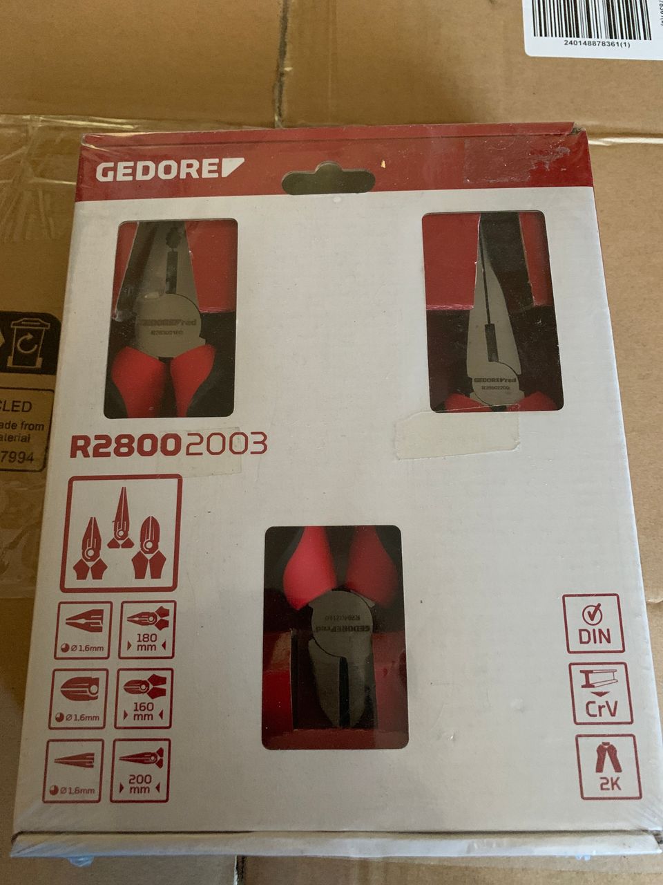 Gedore R2800 red pihtisarja