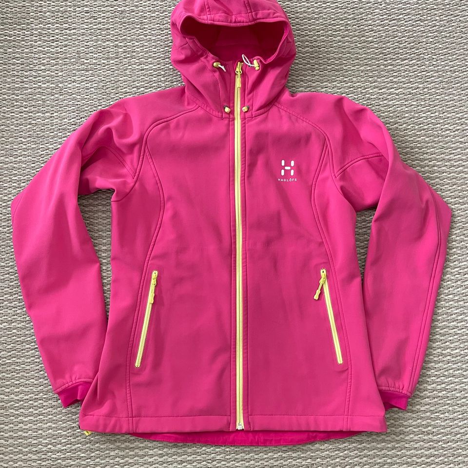 Haglöfs naisten pinkki softshell takki S