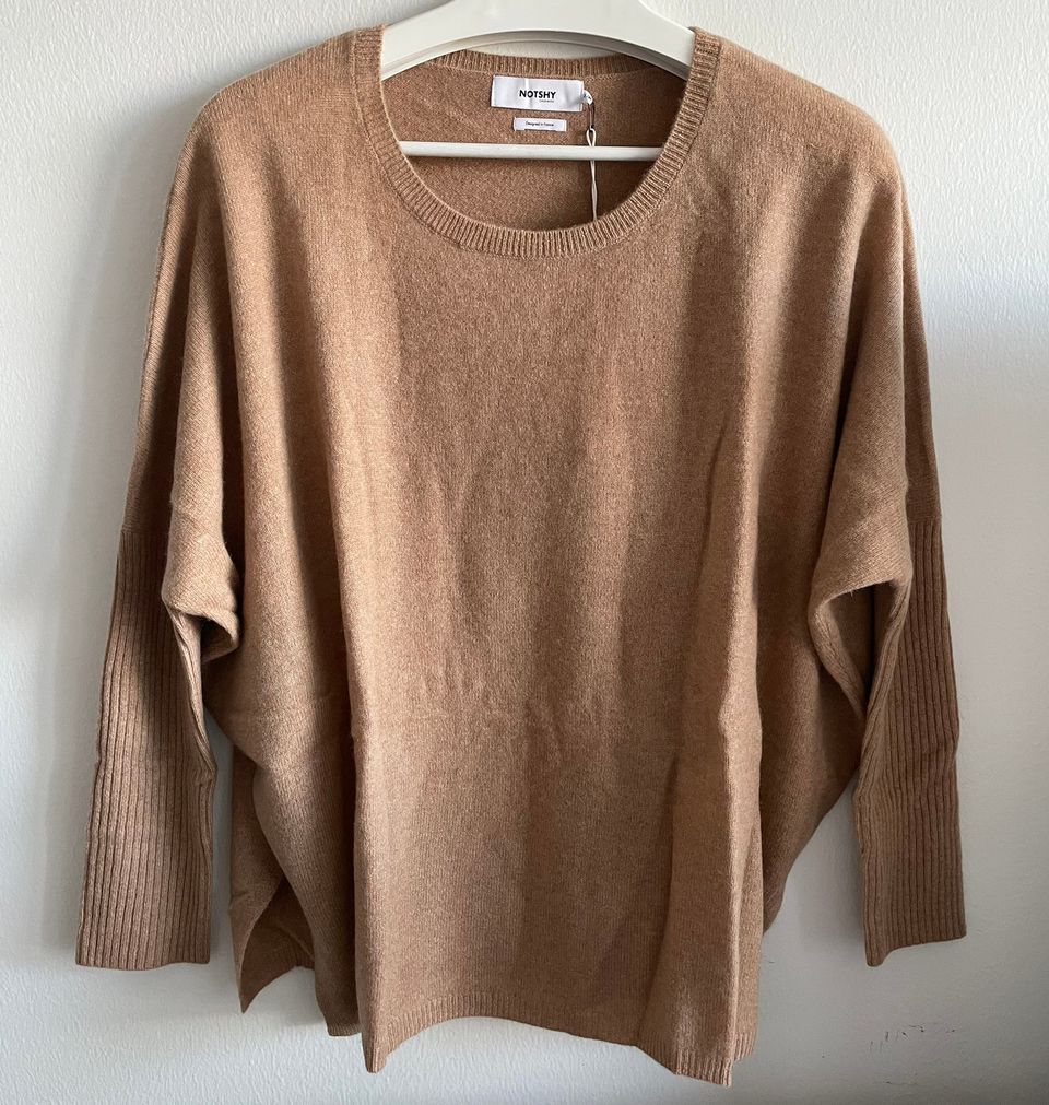 Uusi Notshy Cashmere paita (S/M, 100% kashmir)