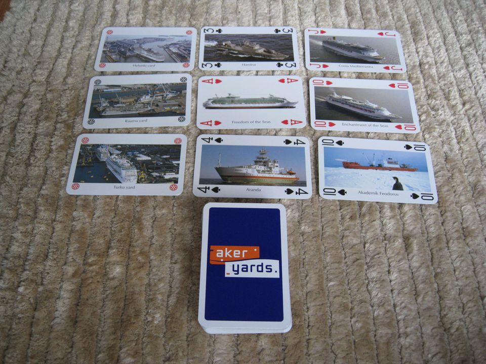 Aker Yards - laivapelikortit