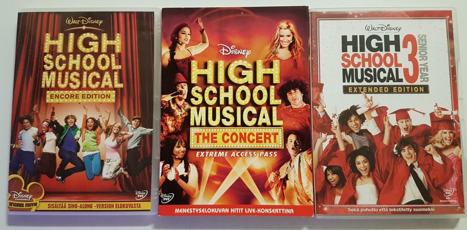 High School Musical leffoja, DVD