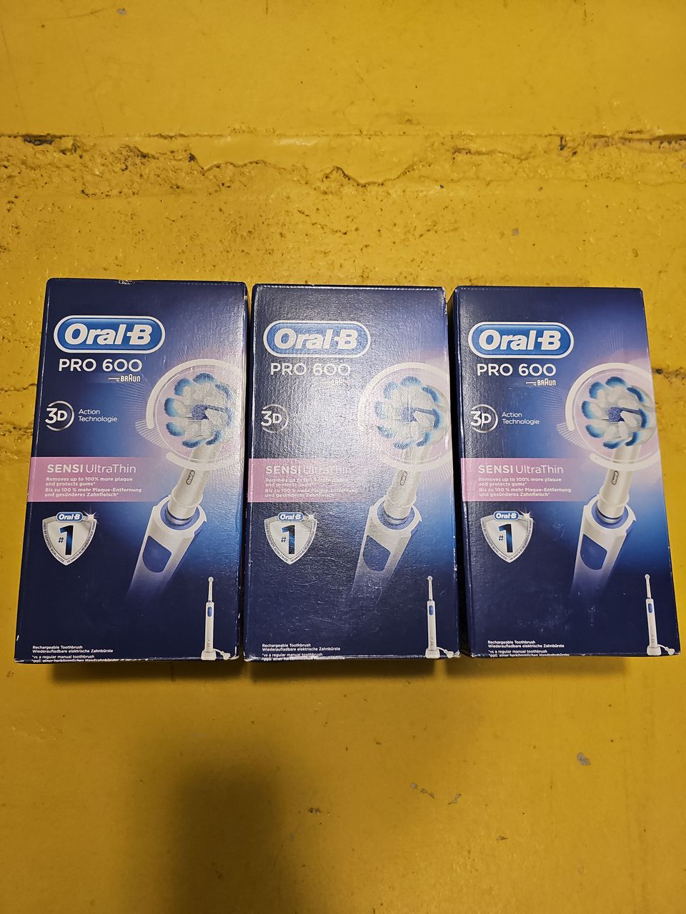 Avaamattomat Oral-B pro sähköhammasharjat