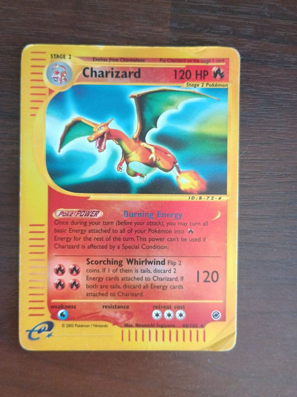 Charizard 40/165 holo