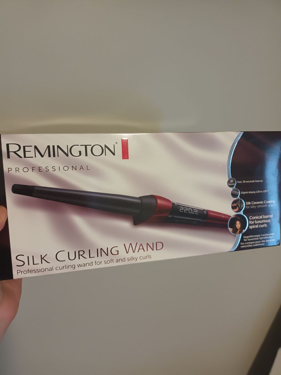 Remington Silk curling wand-kiharrin