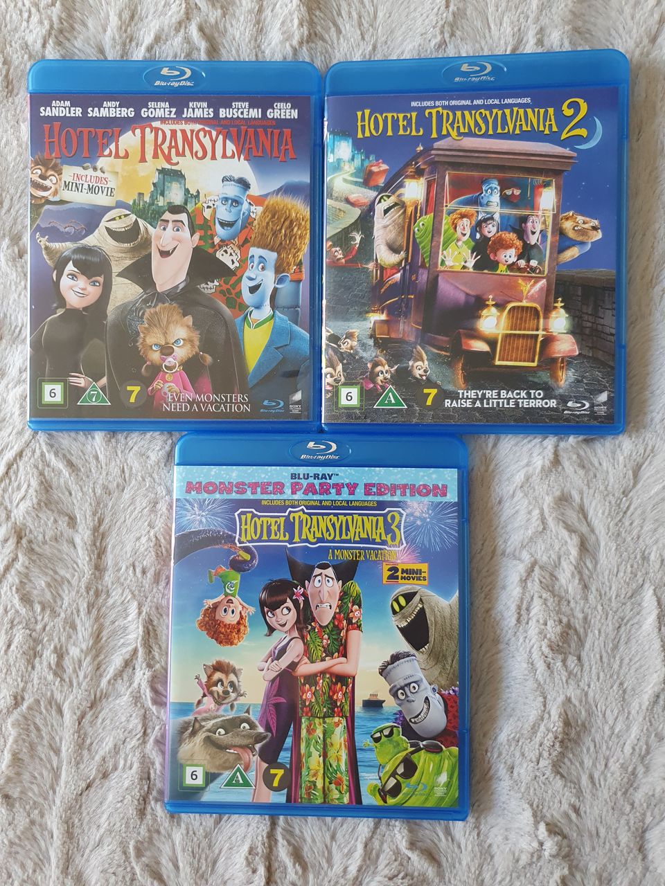 Hotel transsylvania 1-3 blu-rayt