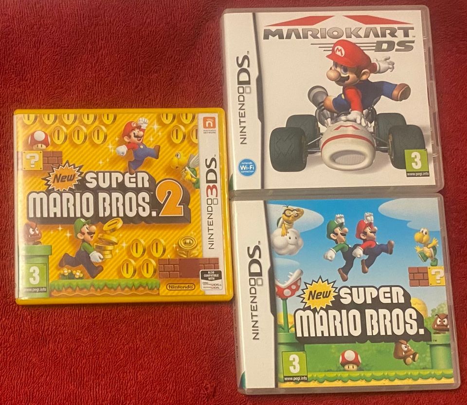 Super mario ds ja 3ds pelit (cib)