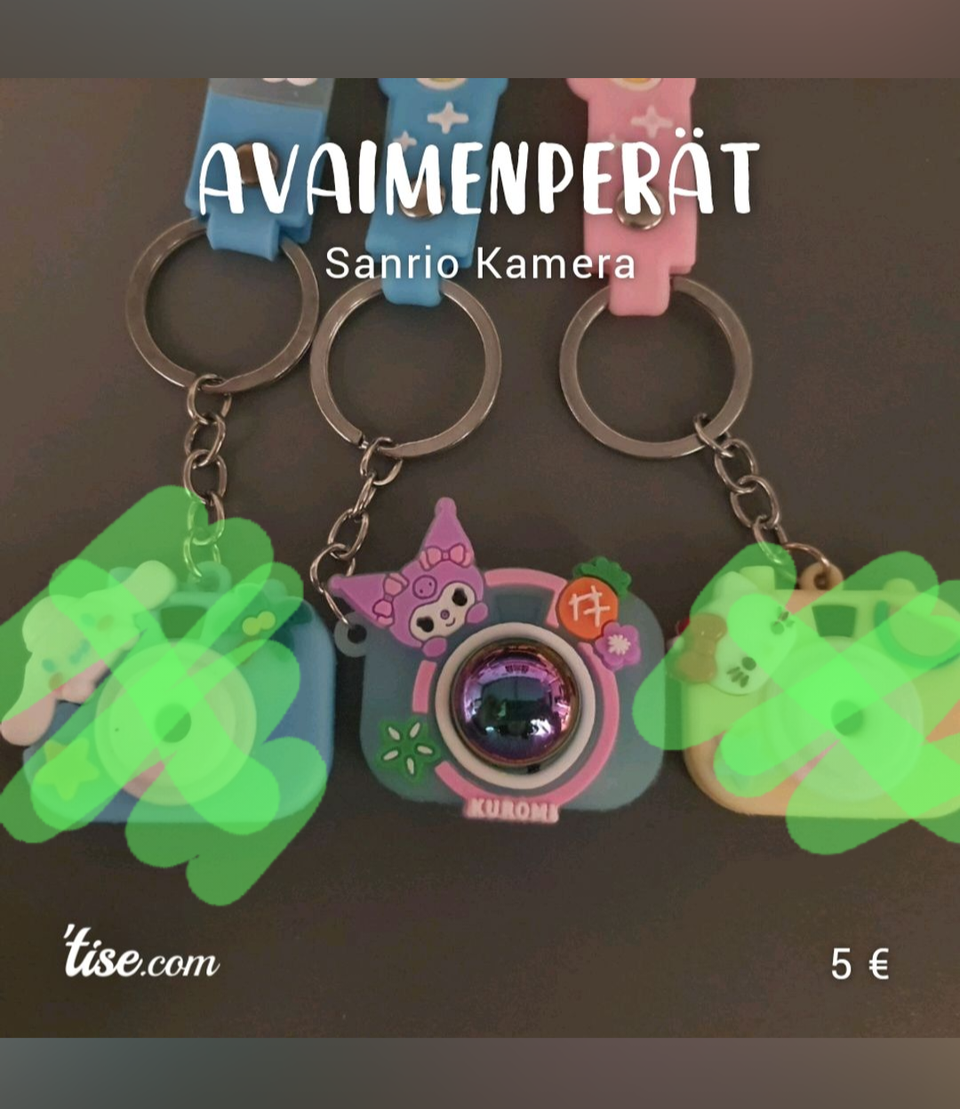 Sanrio Kamera avaimenperät