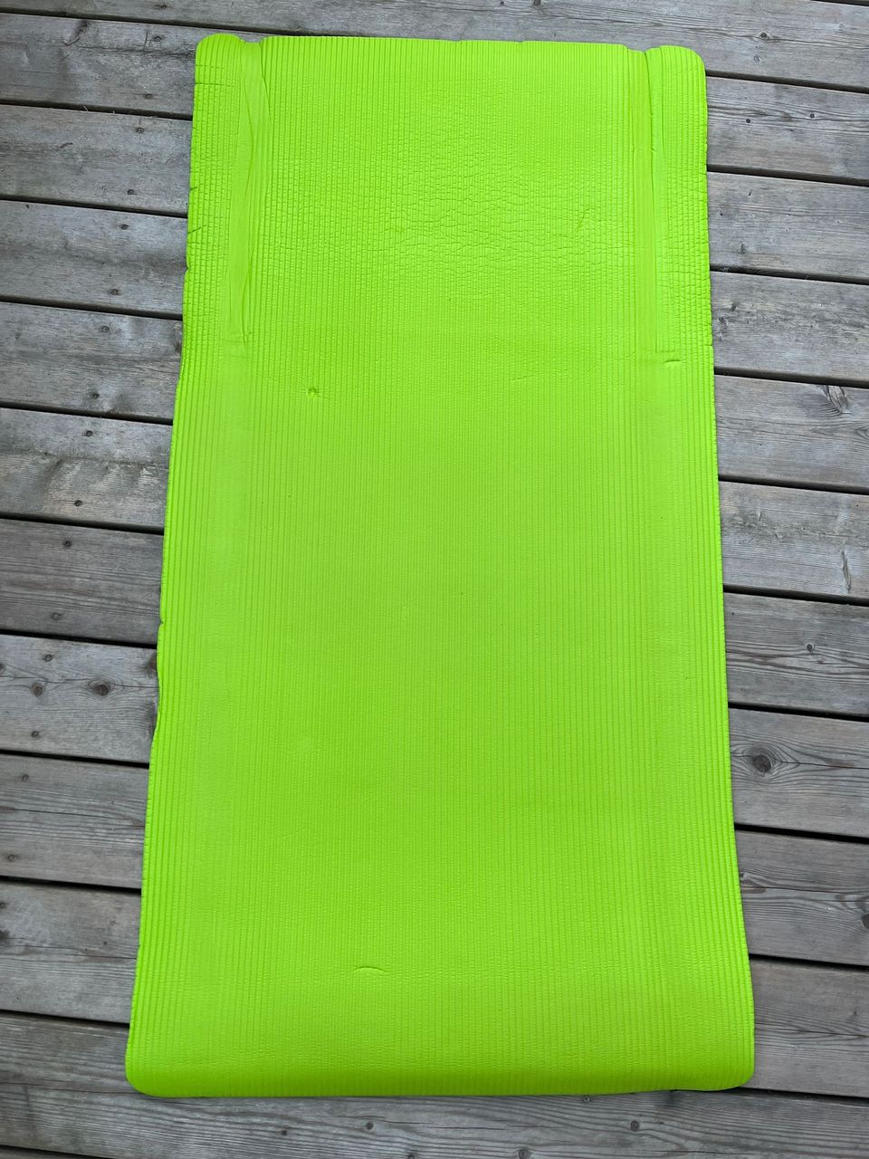 Vihreä jumppamatto / joogamatto, 117 x 60 cm