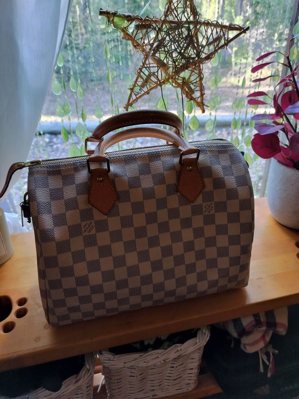 Louis Vuitton Speedy 30 Damier Azur