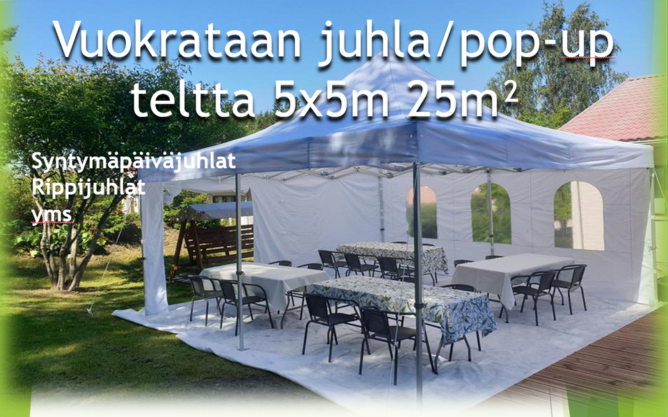 Vuokrataan juhlateltta